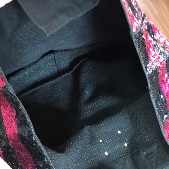 PINK Victoria’s Secret Sequined Pink Black… - Picture 11 of 11